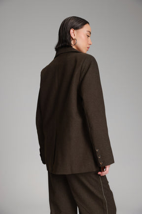 בלייזר איליי חום כהה