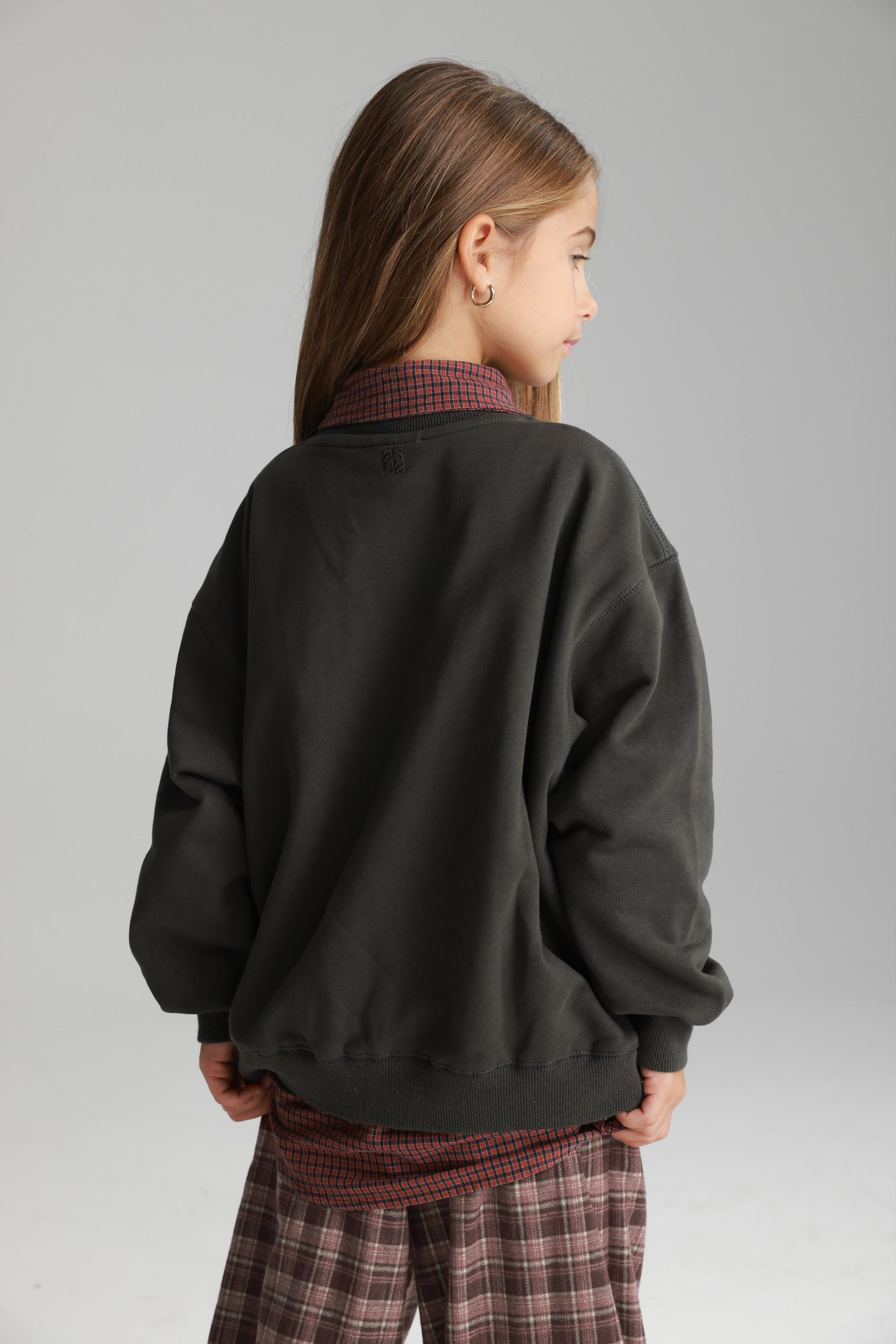 סוויטשירט ביילס אפור כהה