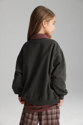 סוויטשירט ביילס אפור כהה