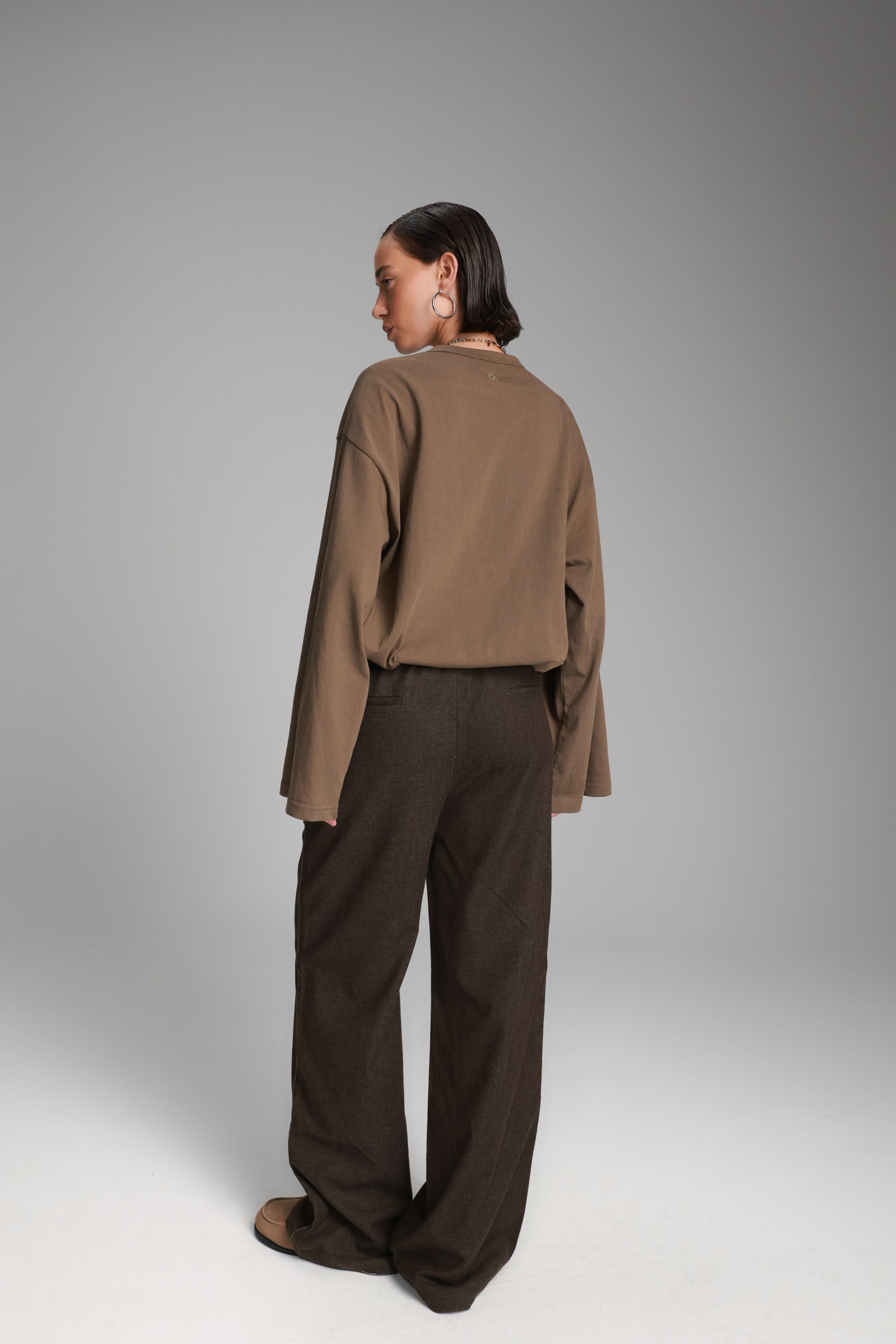 מכנסי איליי חומים