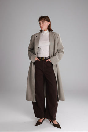 ג'ינס לורן חום כהה