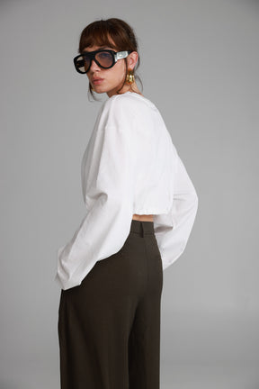 חולצת ליאונל לבנה