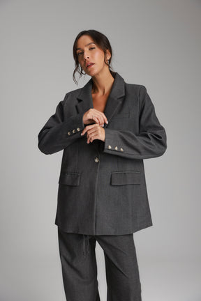 בלייזר איליי אפור