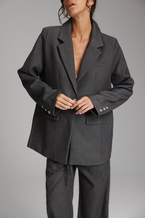 בלייזר איליי אפור