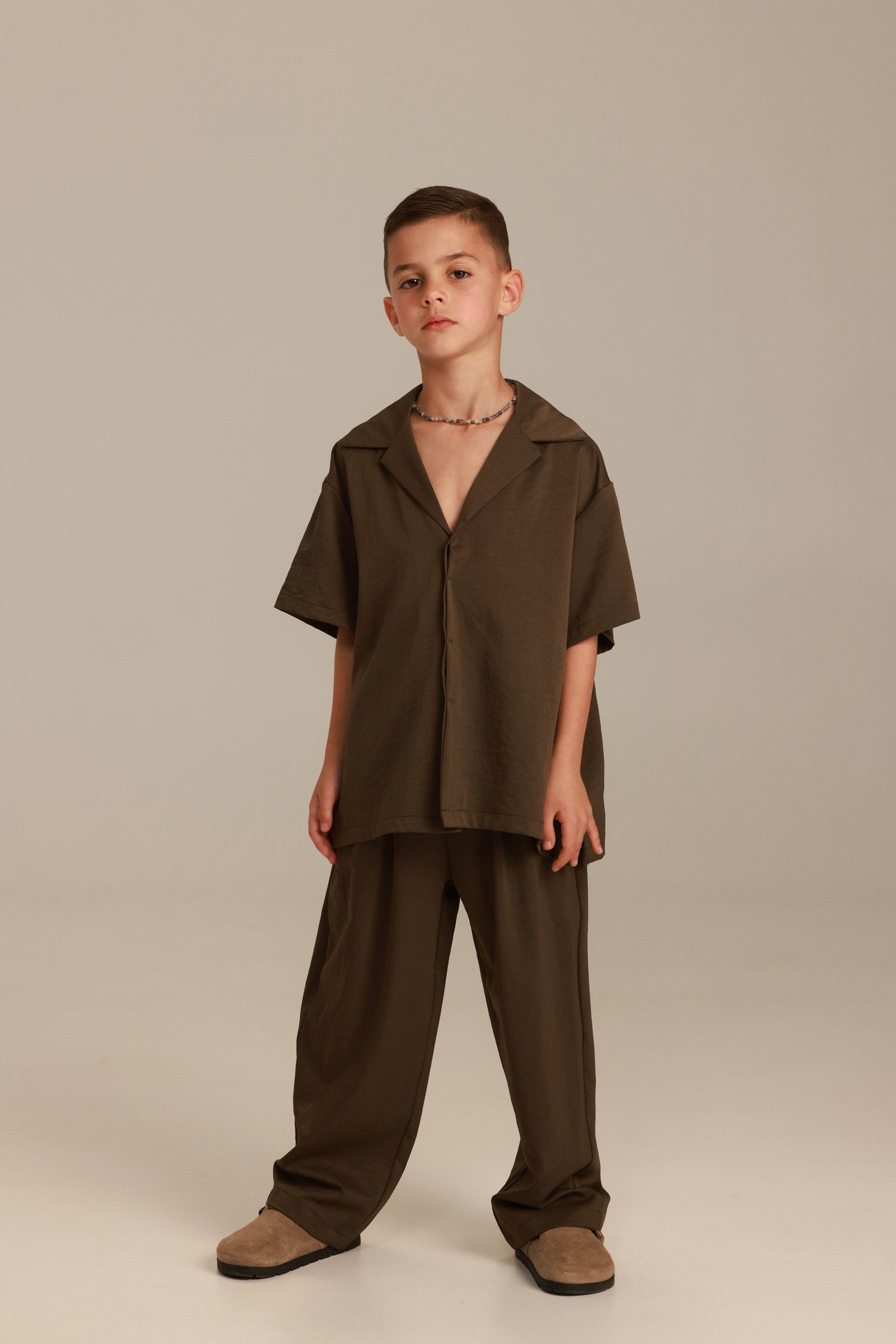 חליפת ג'וזי חומה