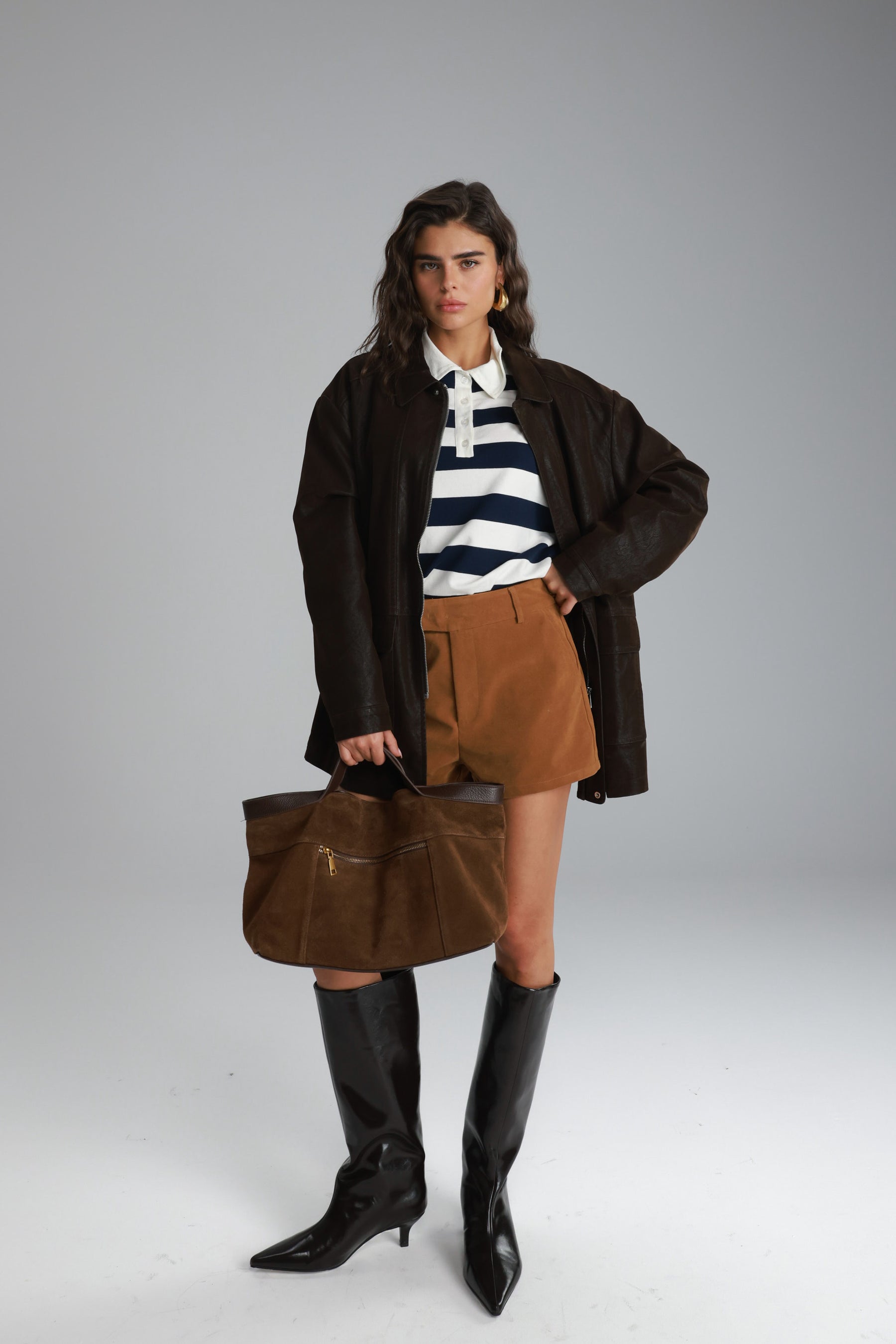 מכנסי יולי חומים