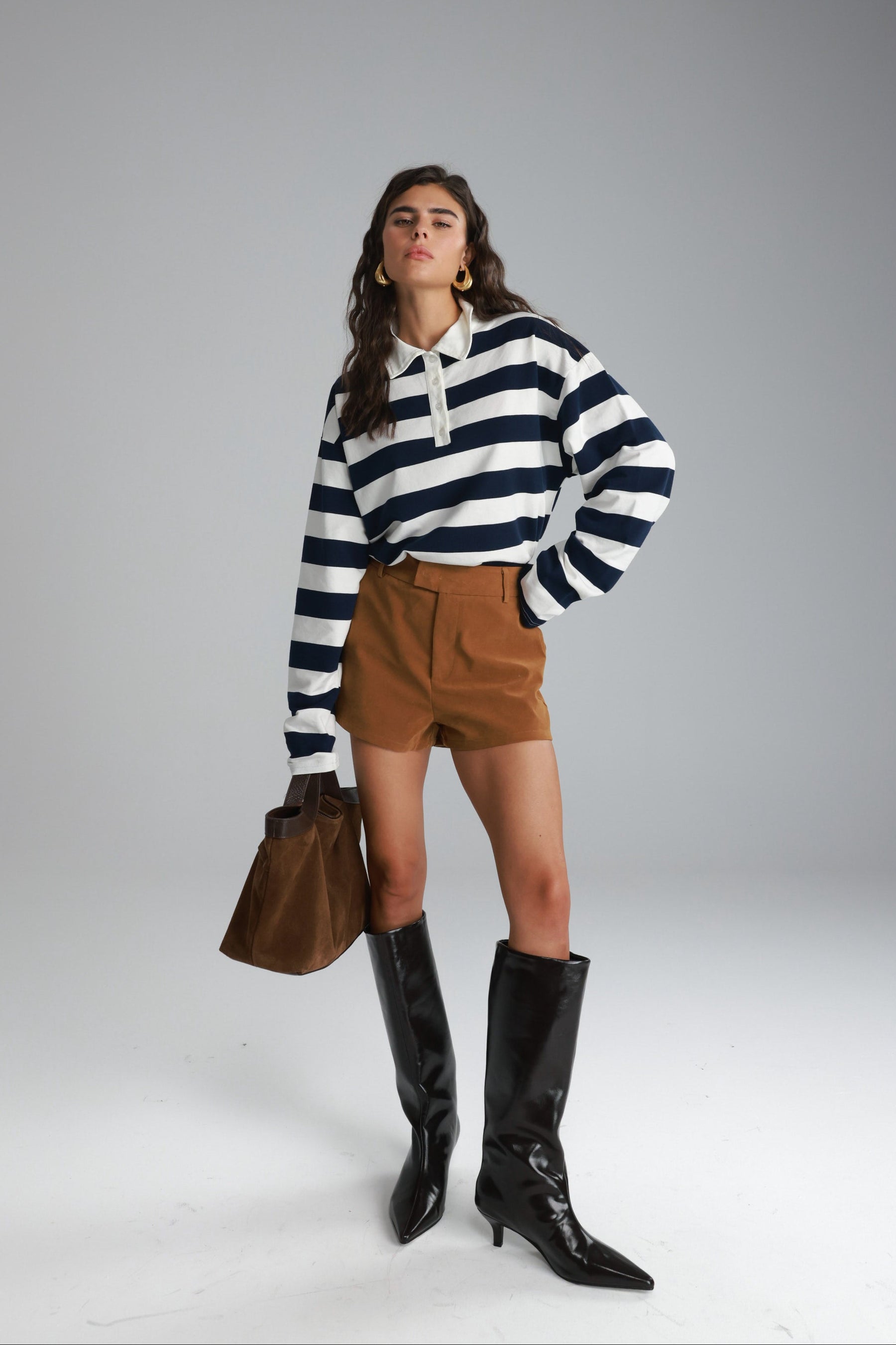 מכנסי יולי חומים