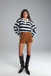 מכנסי יולי חומים