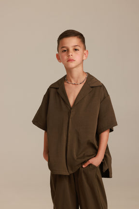 חליפת ג'וזי חומה