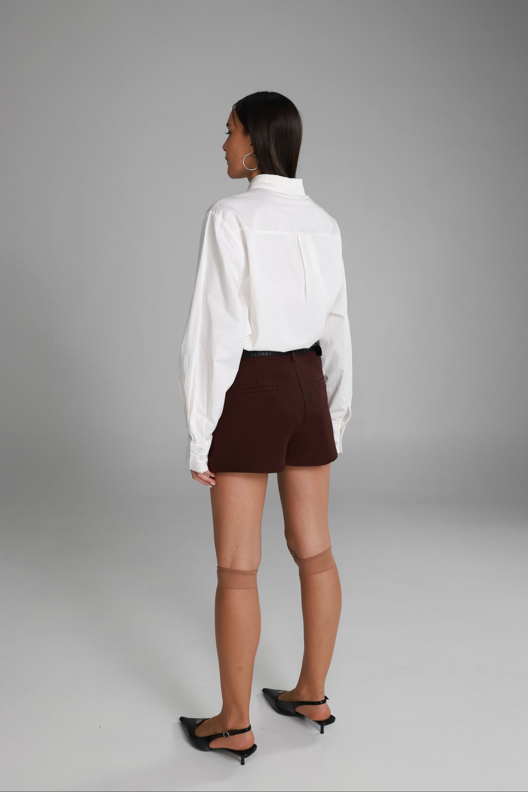 מכנסי הנרי קצרים בורדו