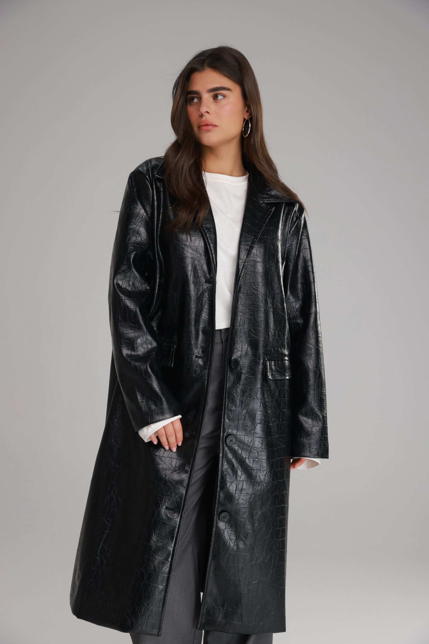 מעיל אדוארד שחור