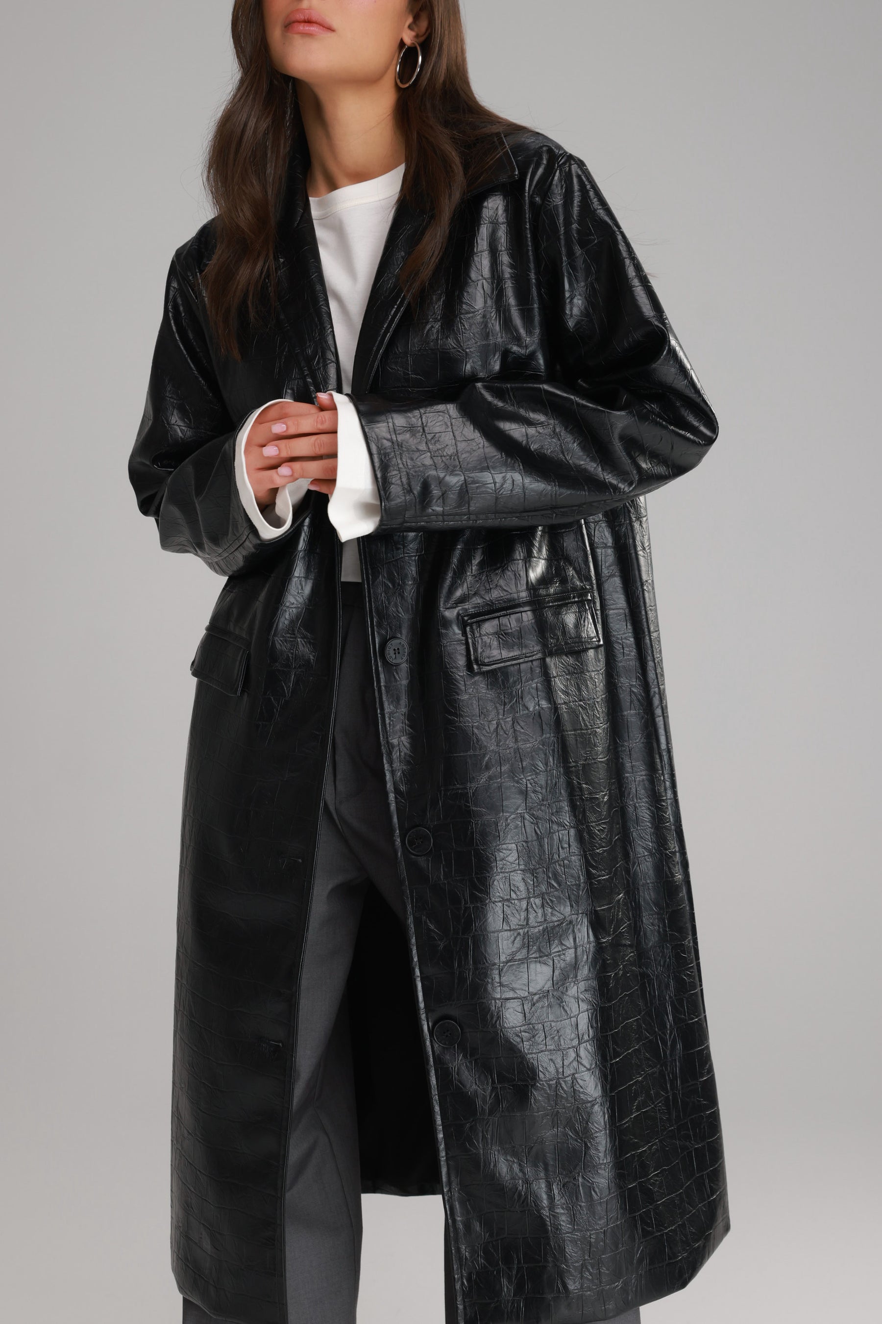 מעיל אדוארד שחור