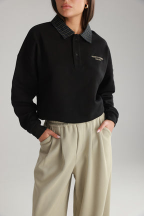 חולצת מרגרט שחורה