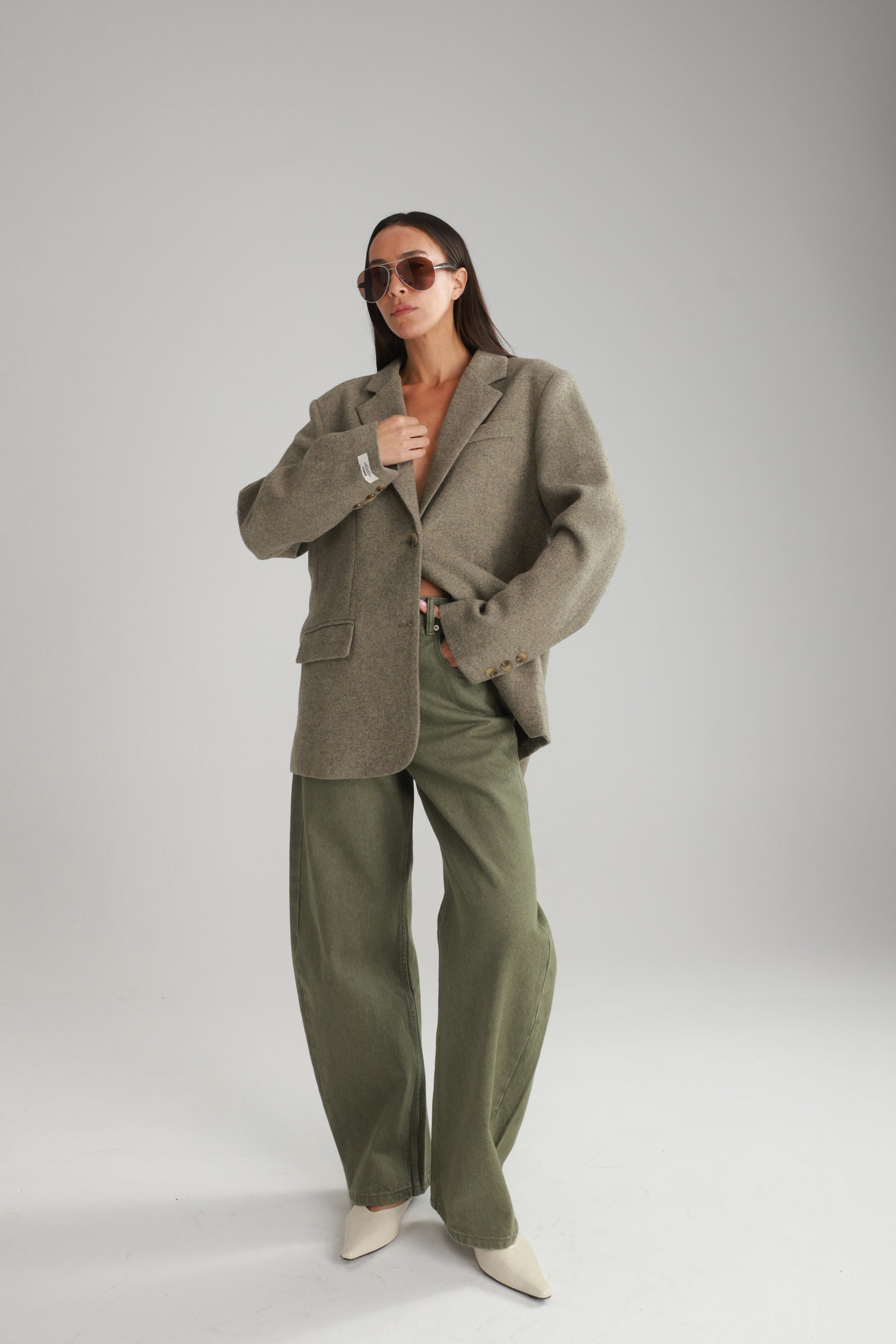 ג'ינס קלואי ירוק