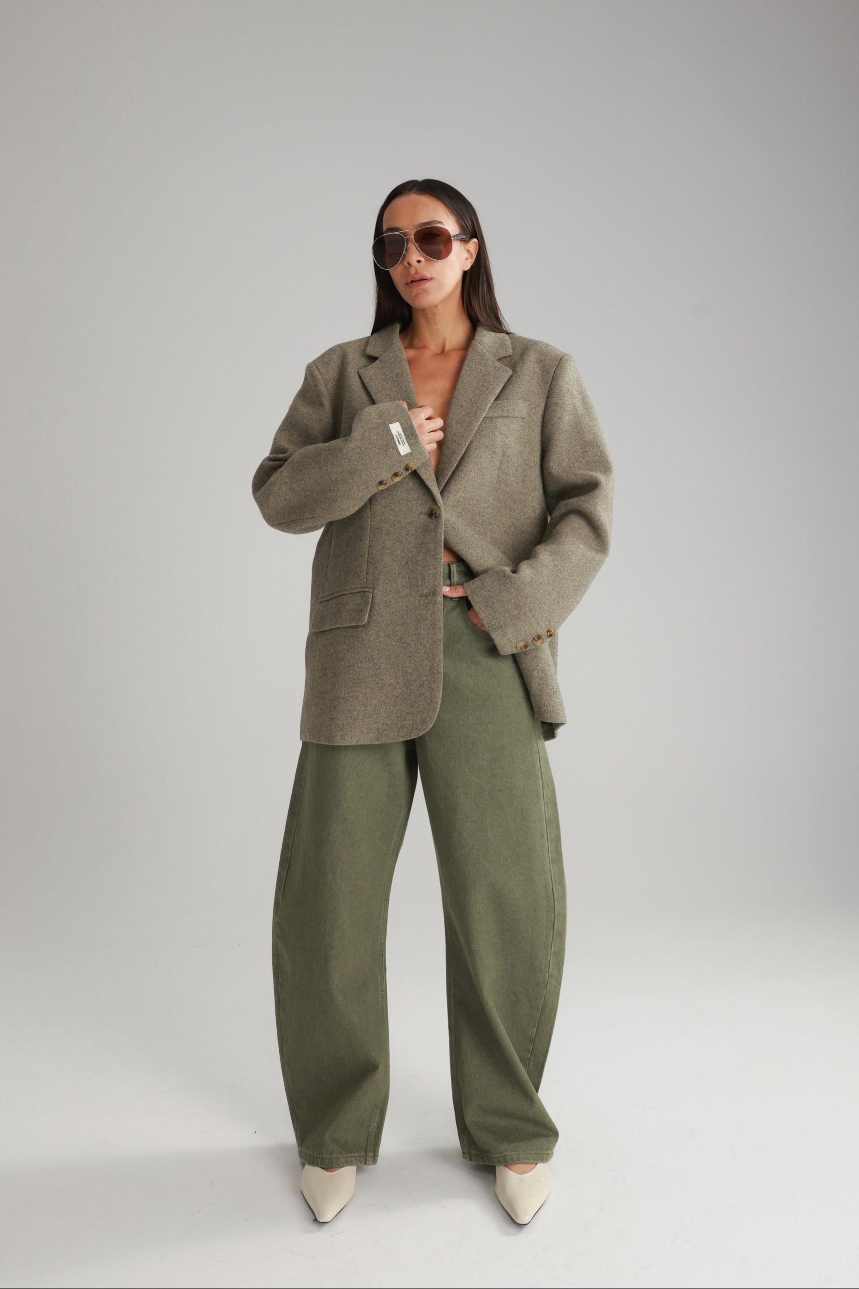 ג'ינס קלואי ירוק