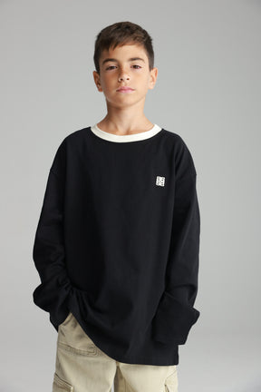 חולצת פייל שחורה