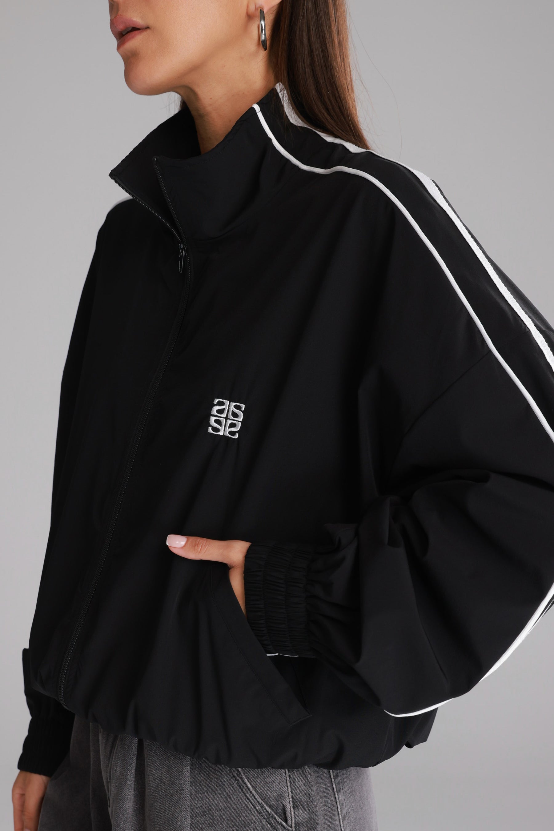 ג'קט האריס שחור