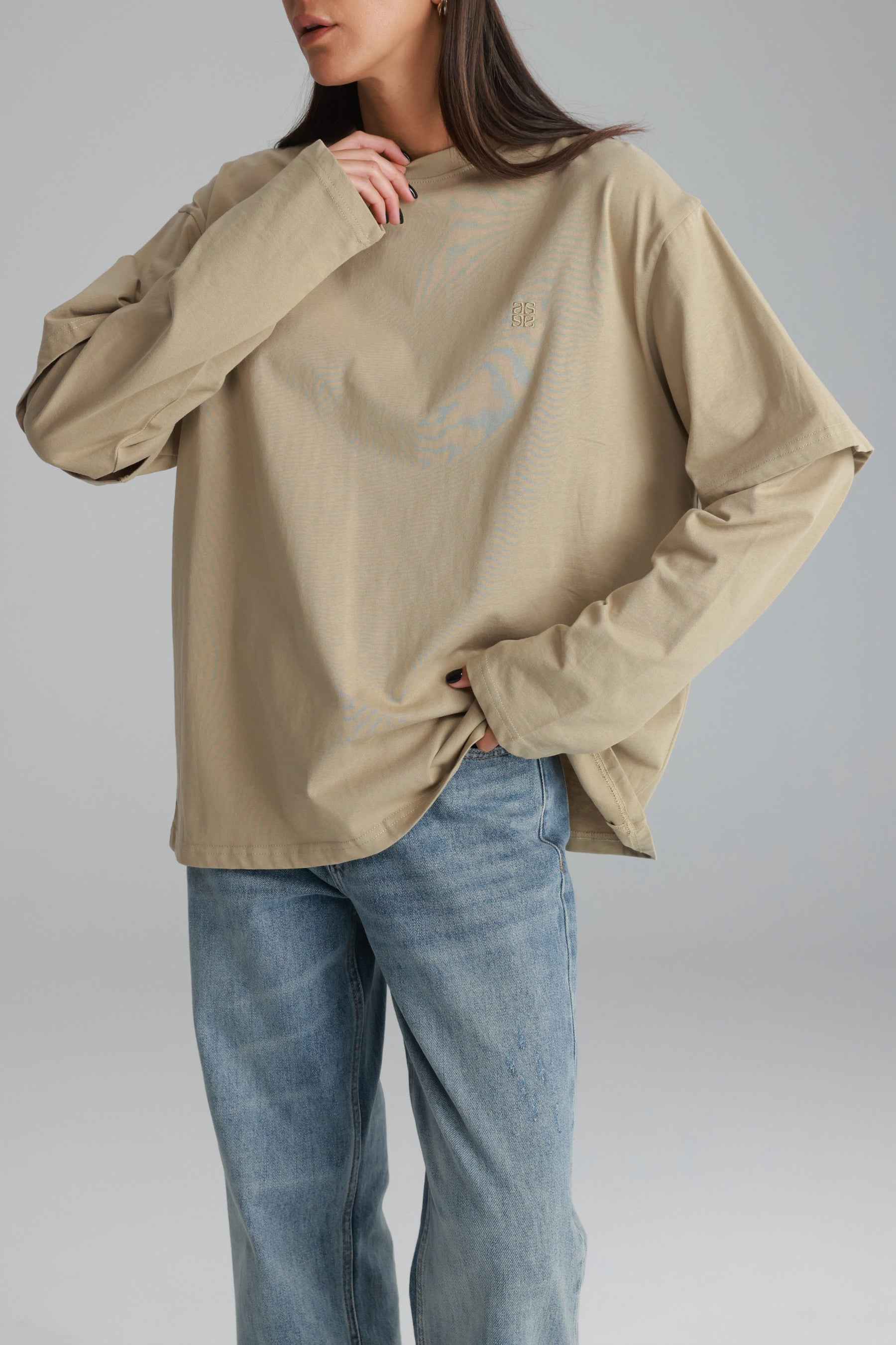 חולצת ולנטינה בז'