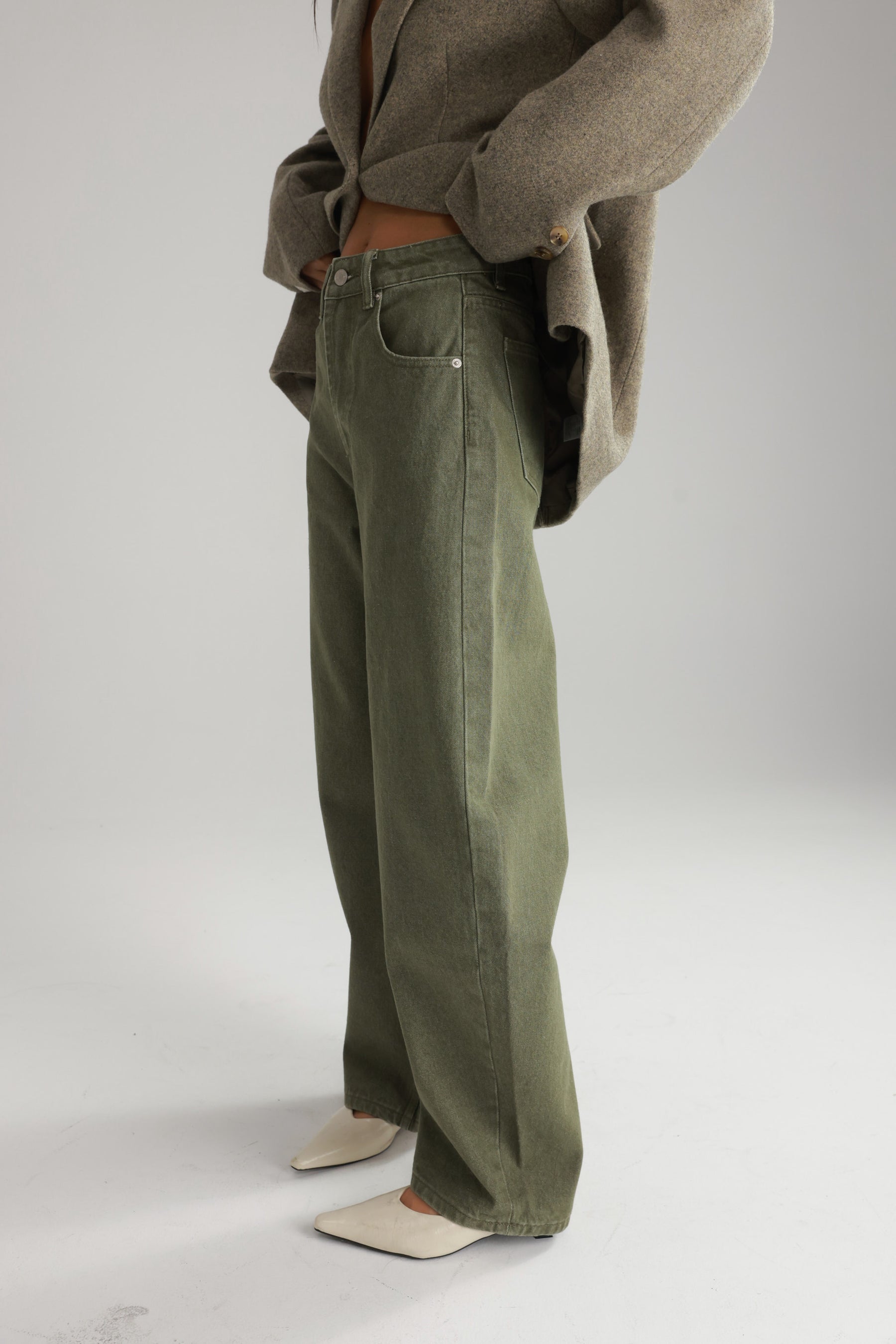 ג'ינס קלואי ירוק