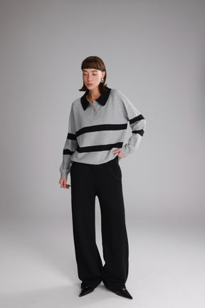 מכנסי אוולין שחורים