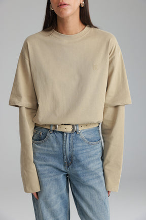 חולצת ולנטינה בז'