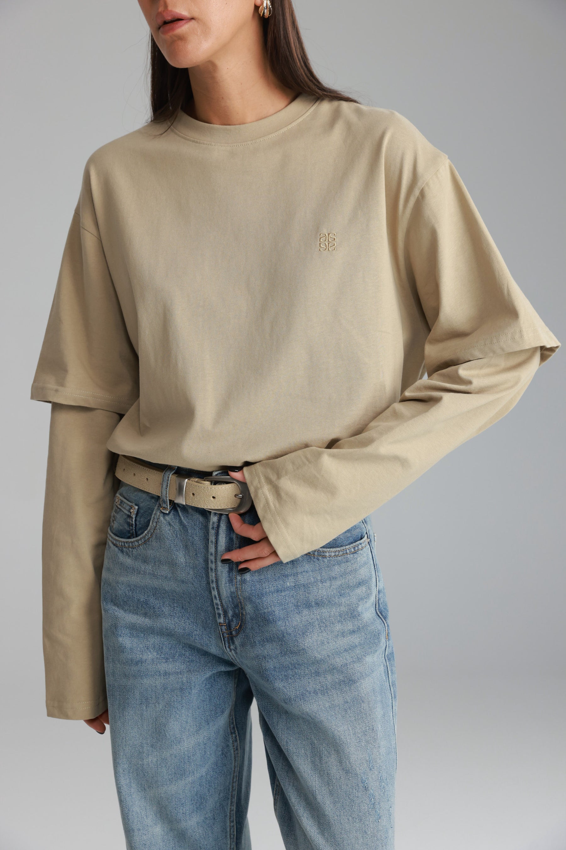 חולצת ולנטינה בז'