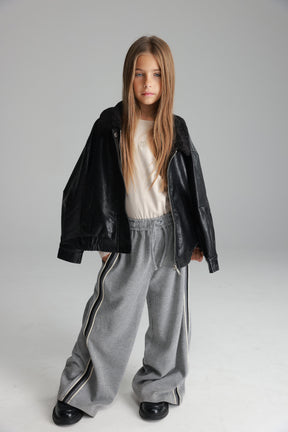 מכנסי טניה אפורים