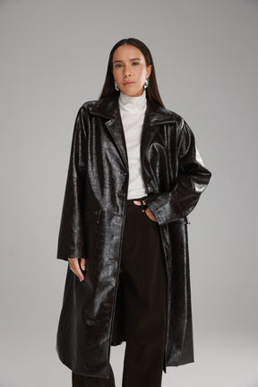 מעיל אדוארד חום כהה