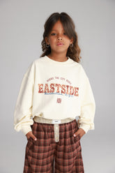 סוויטשירט ג'ין שמנת