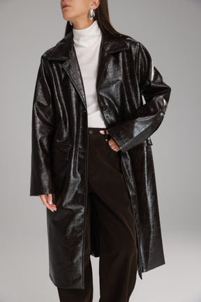 מעיל אדוארד חום כהה