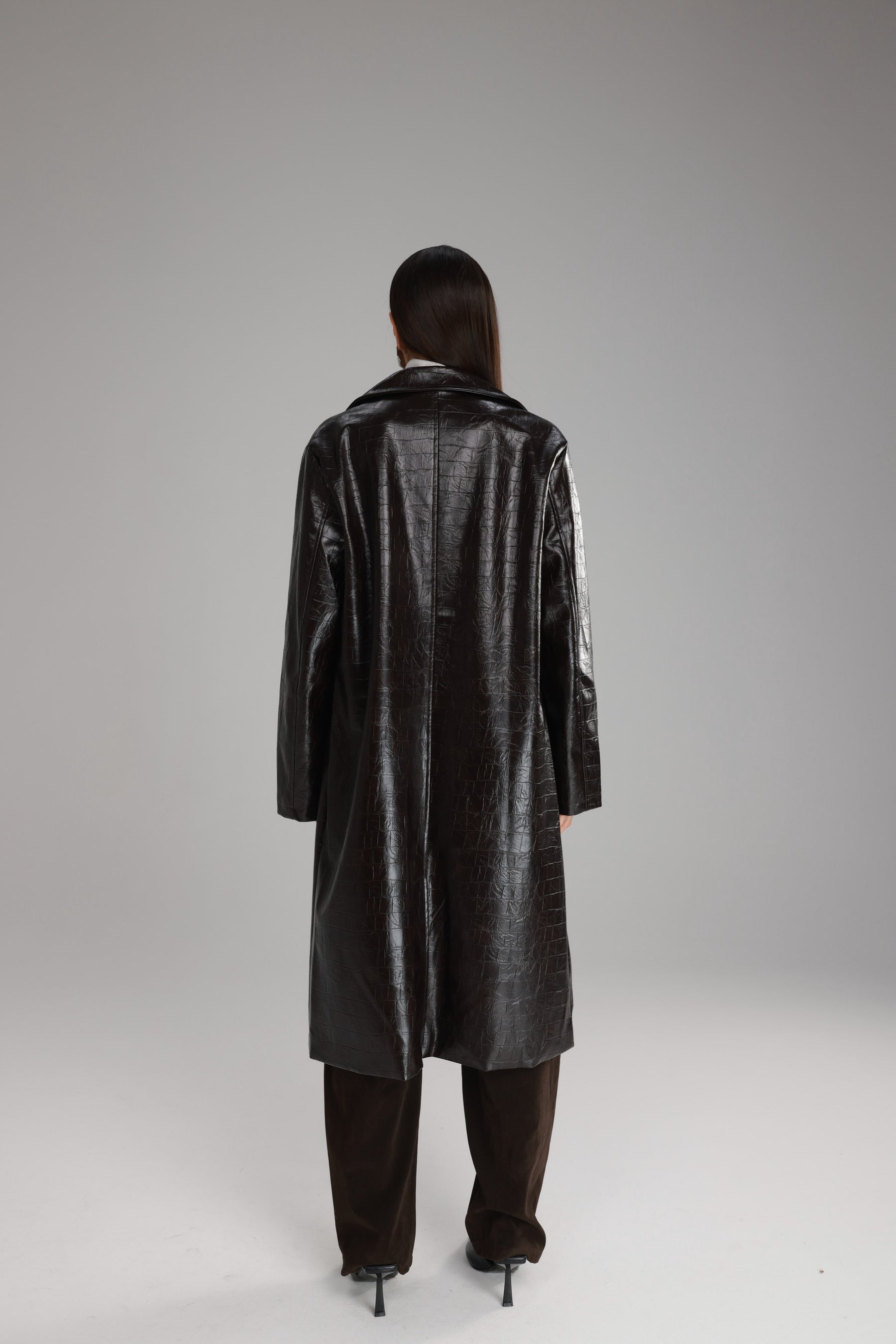 מעיל אדוארד חום כהה