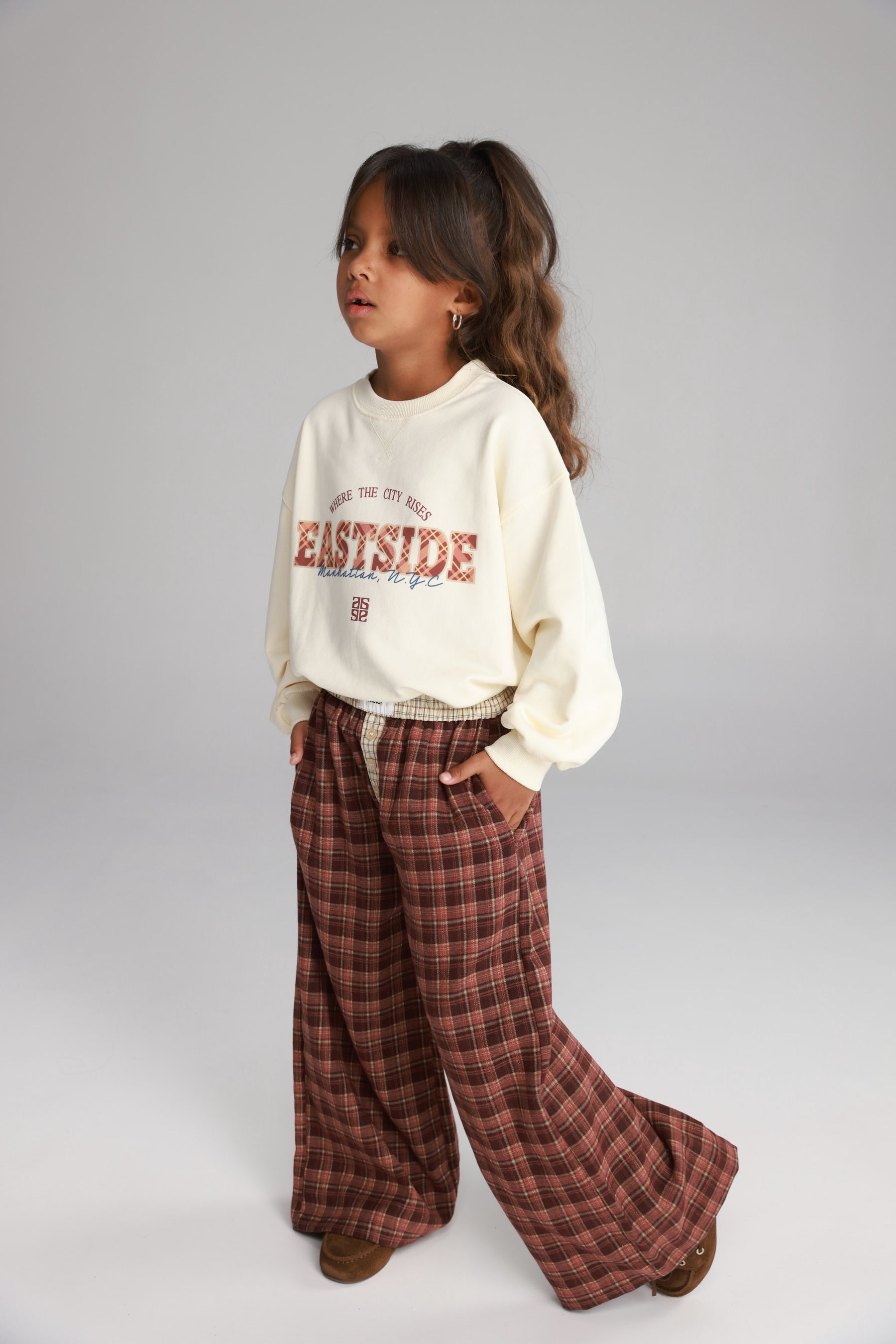 סוויטשירט ג'ין שמנת