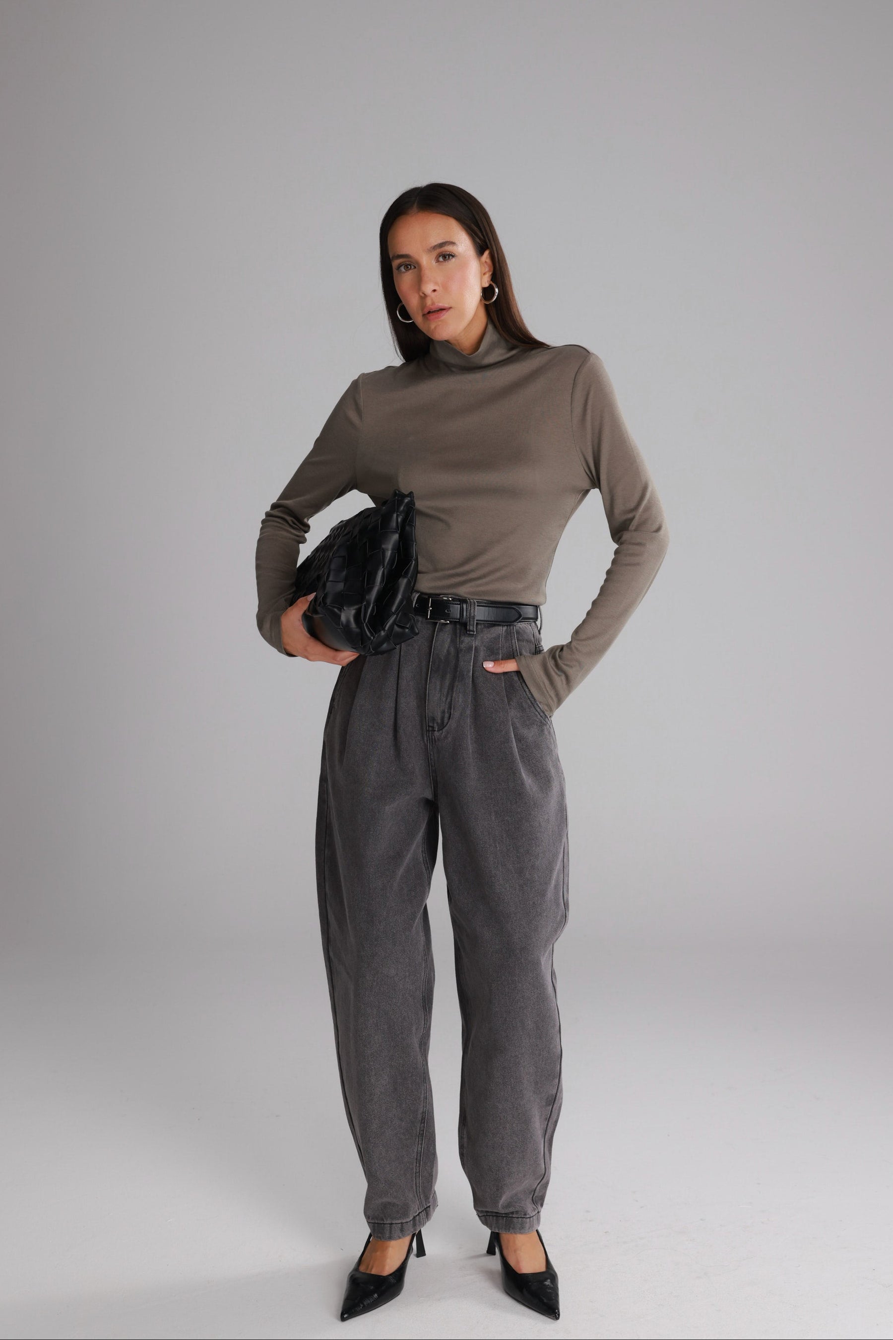 ג'ינס אלכס שחור