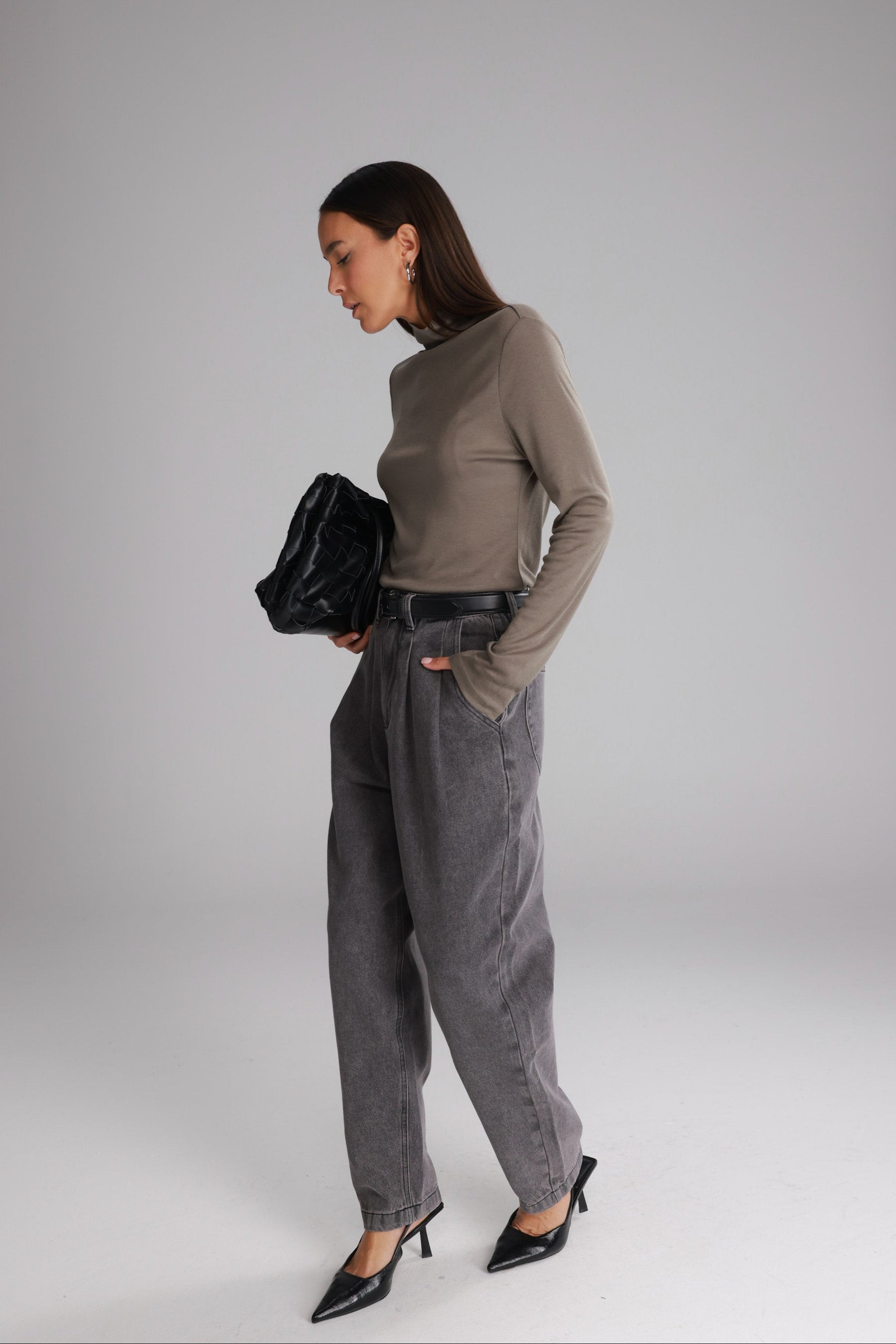 ג'ינס אלכס שחור