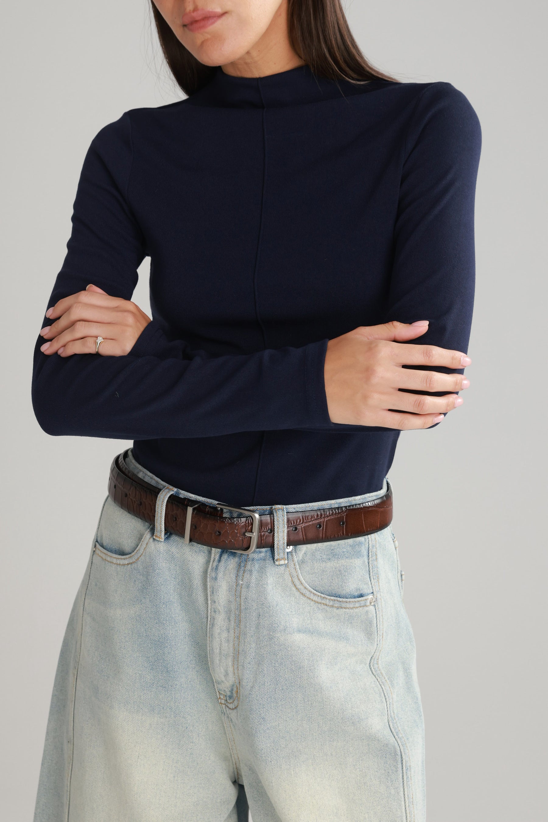 חולצת קרוליין נייבי