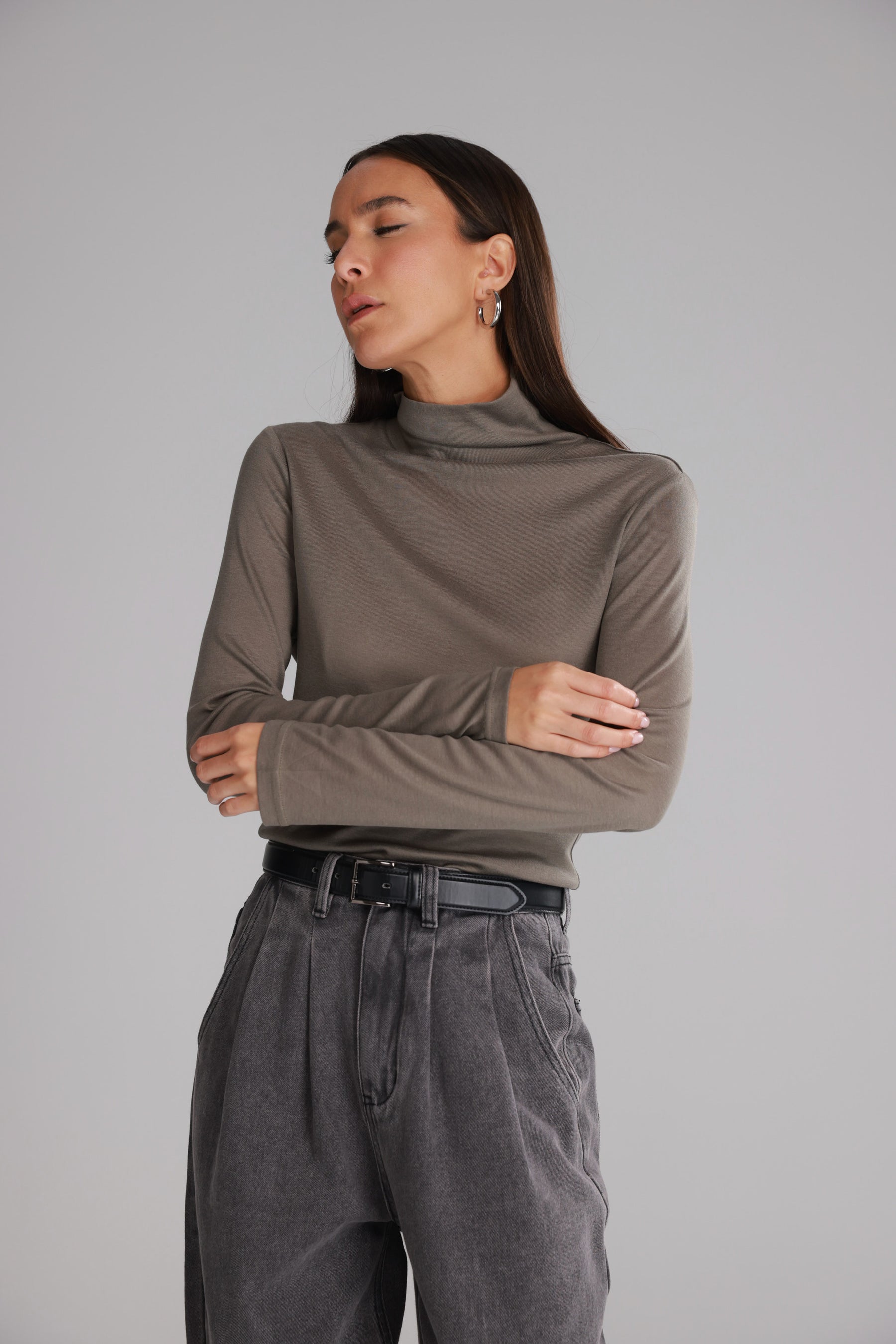 חולצת גולף בריאנה חאקי