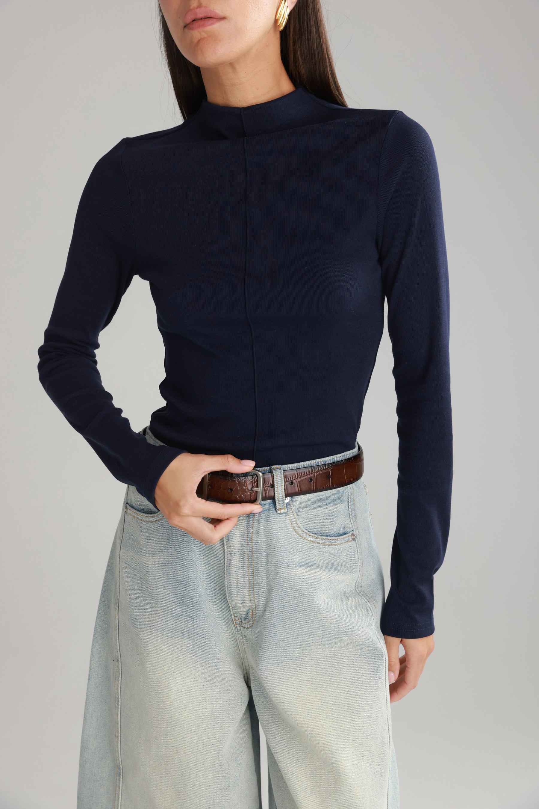 חולצת קרוליין נייבי