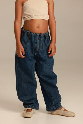 ג'ינס פאולינה כחול כהה