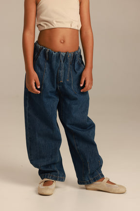 ג'ינס פאולינה כחול כהה