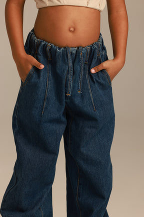 ג'ינס פאולינה כחול כהה