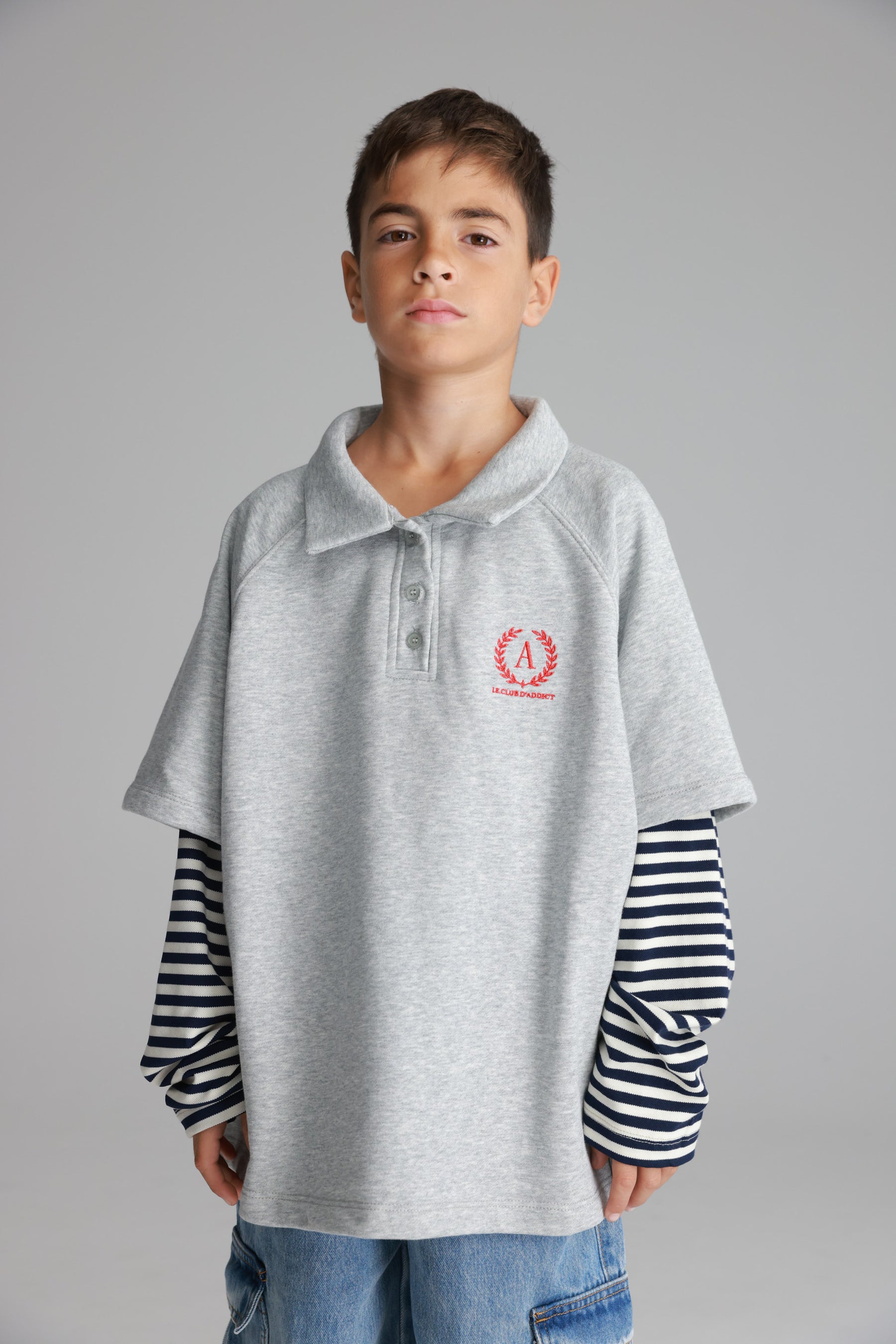 חולצת מרגו אפור בהיר