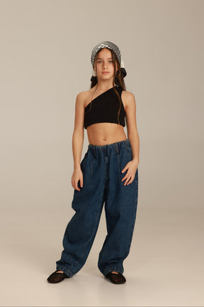 ג'ינס פאולינה כחול כהה