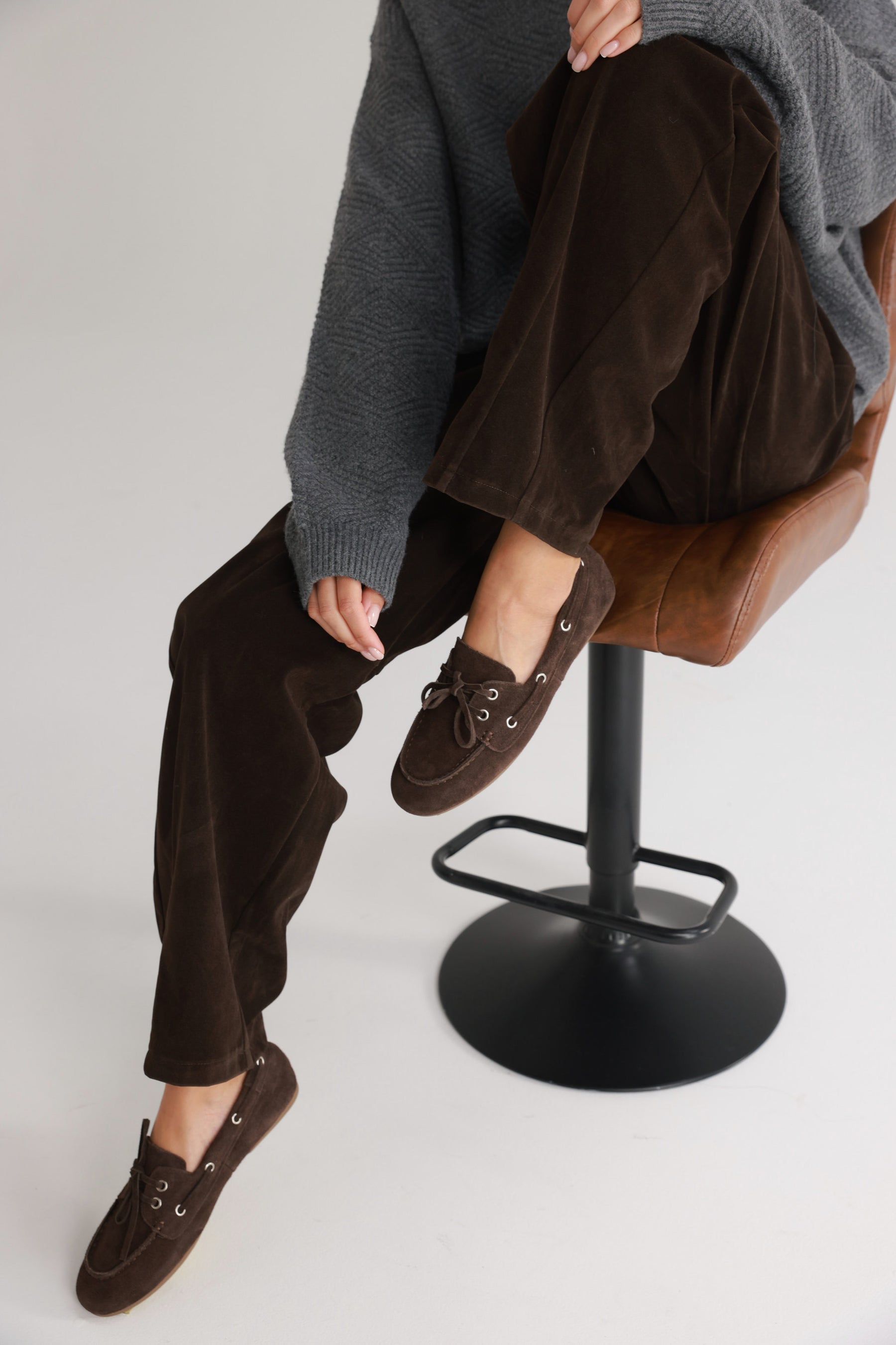 נעלי מרסלו חום כהה