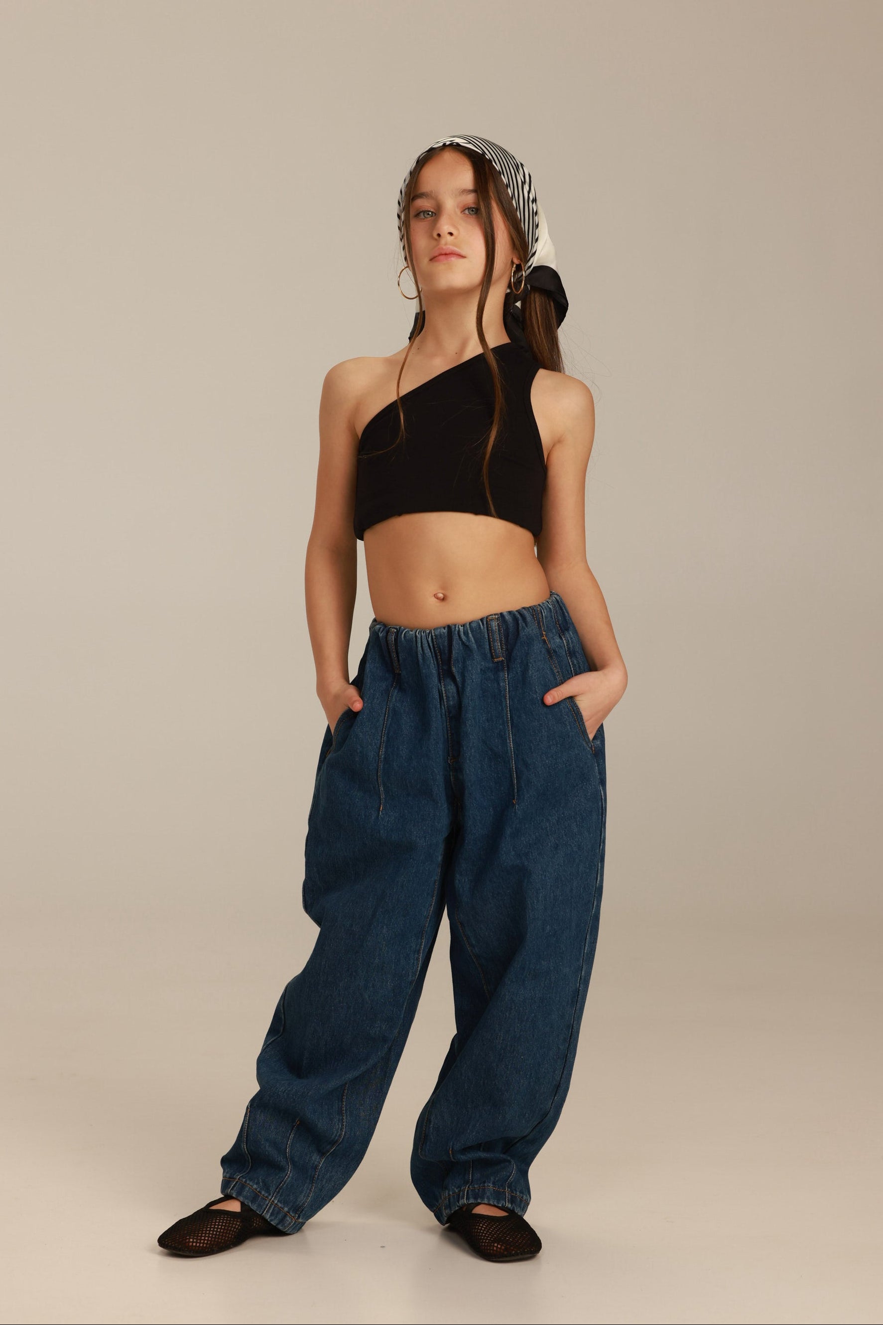 ג'ינס פאולינה כחול כהה