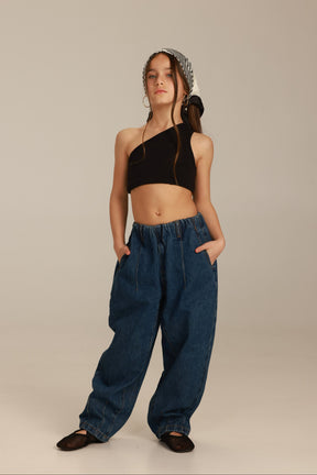 ג'ינס פאולינה כחול כהה