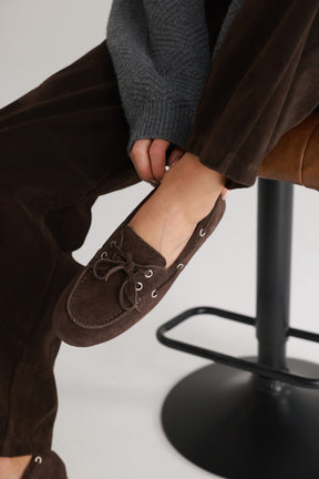 נעלי מרסלו חום כהה