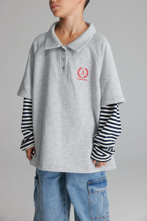 חולצת מרגו אפור בהיר