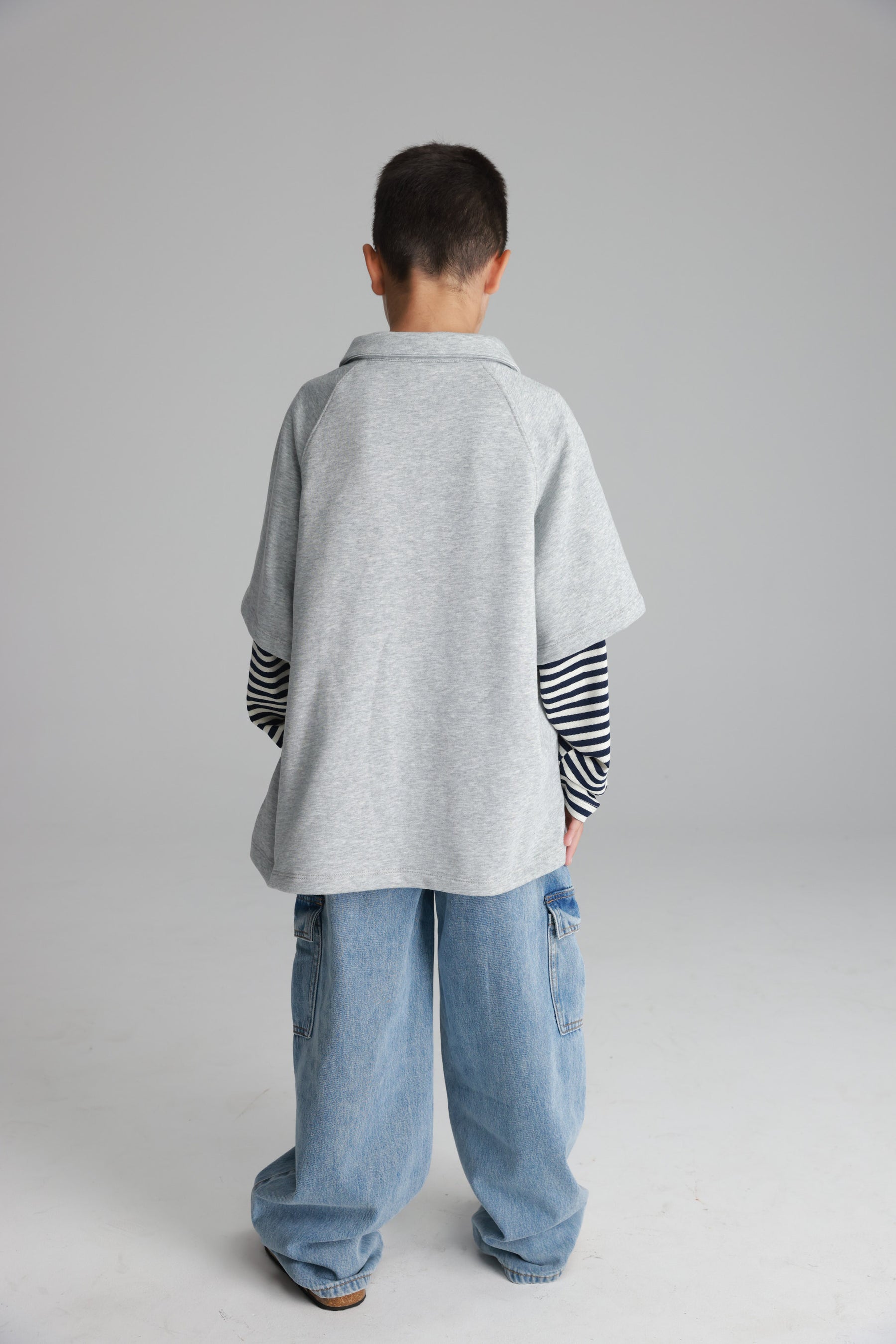 חולצת מרגו אפור בהיר