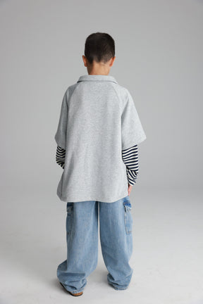 חולצת מרגו אפור בהיר