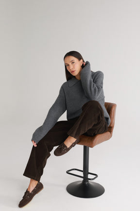 נעלי מרסלו חום כהה